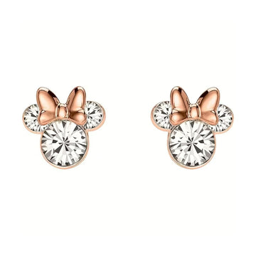 Orecchini lobo Disney Minnie in ottone con cristallo MISURA UNICA