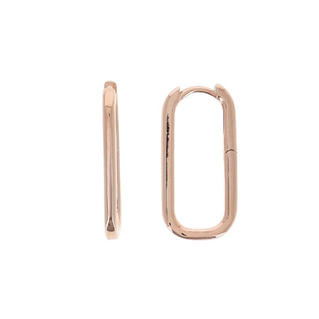 Orecchini cerchio donna Pesavento Elegance argento rosé forma rettangolare WELGO136-1