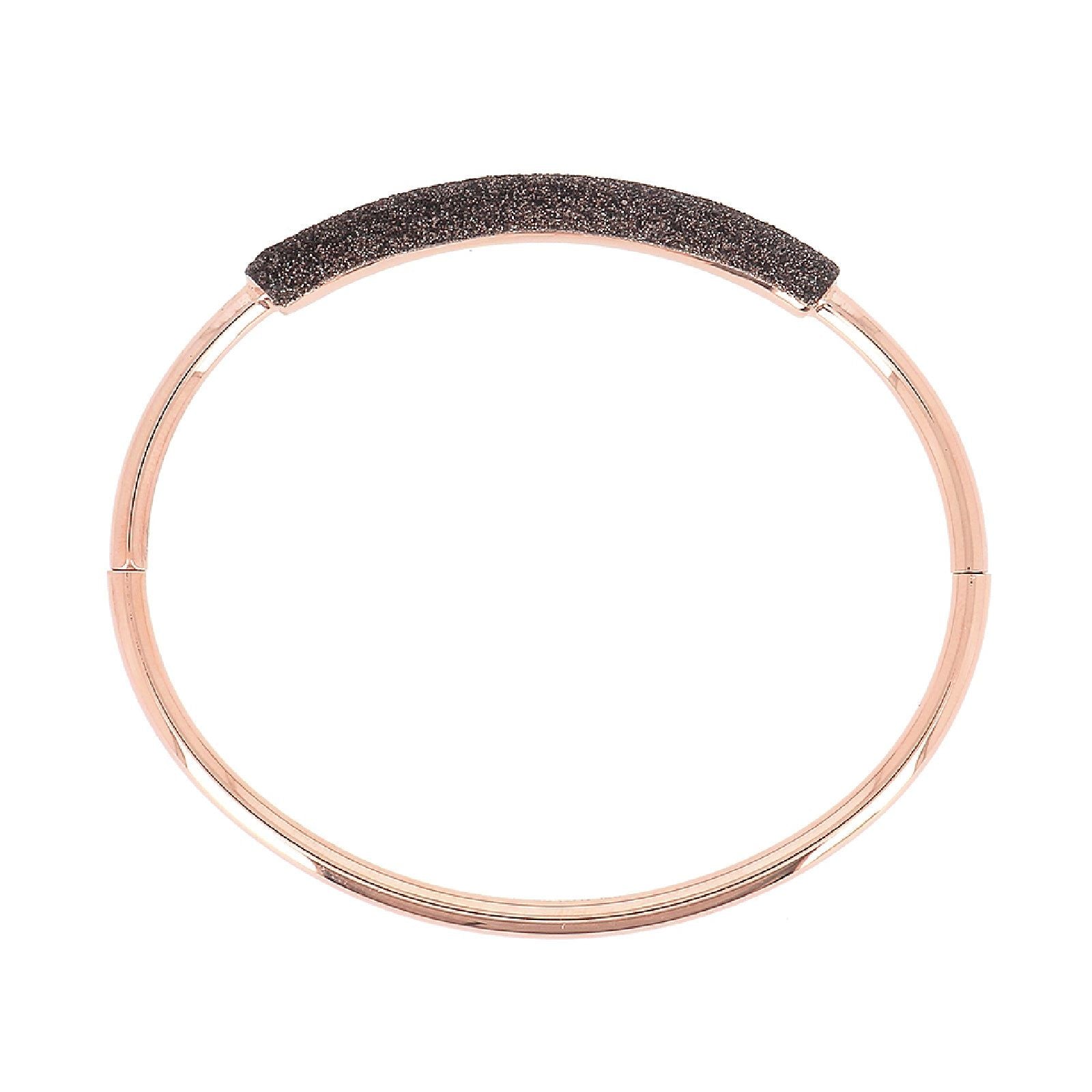 Bracciale rigido donna Pesavento Polvere Di Sogni argento rosé con polvere bronzo WPLVB1726-1