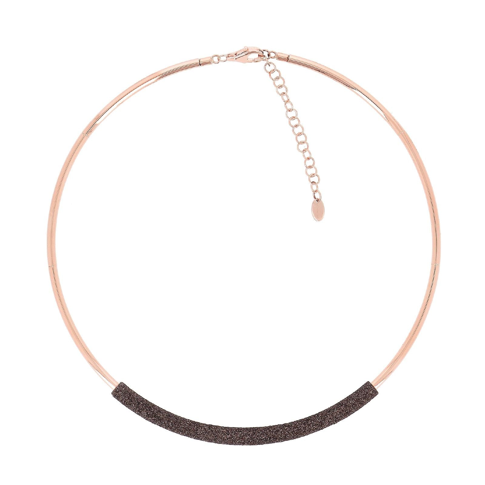 Collana rigida donna Pesavento Polvere Di Sogni argento rosé con polvere bronzo WPLVG319-1