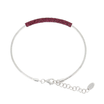 Bracciale donna Pesavento Colori Del Mondo in argento polvere rosso Parigi WPSCB150-1