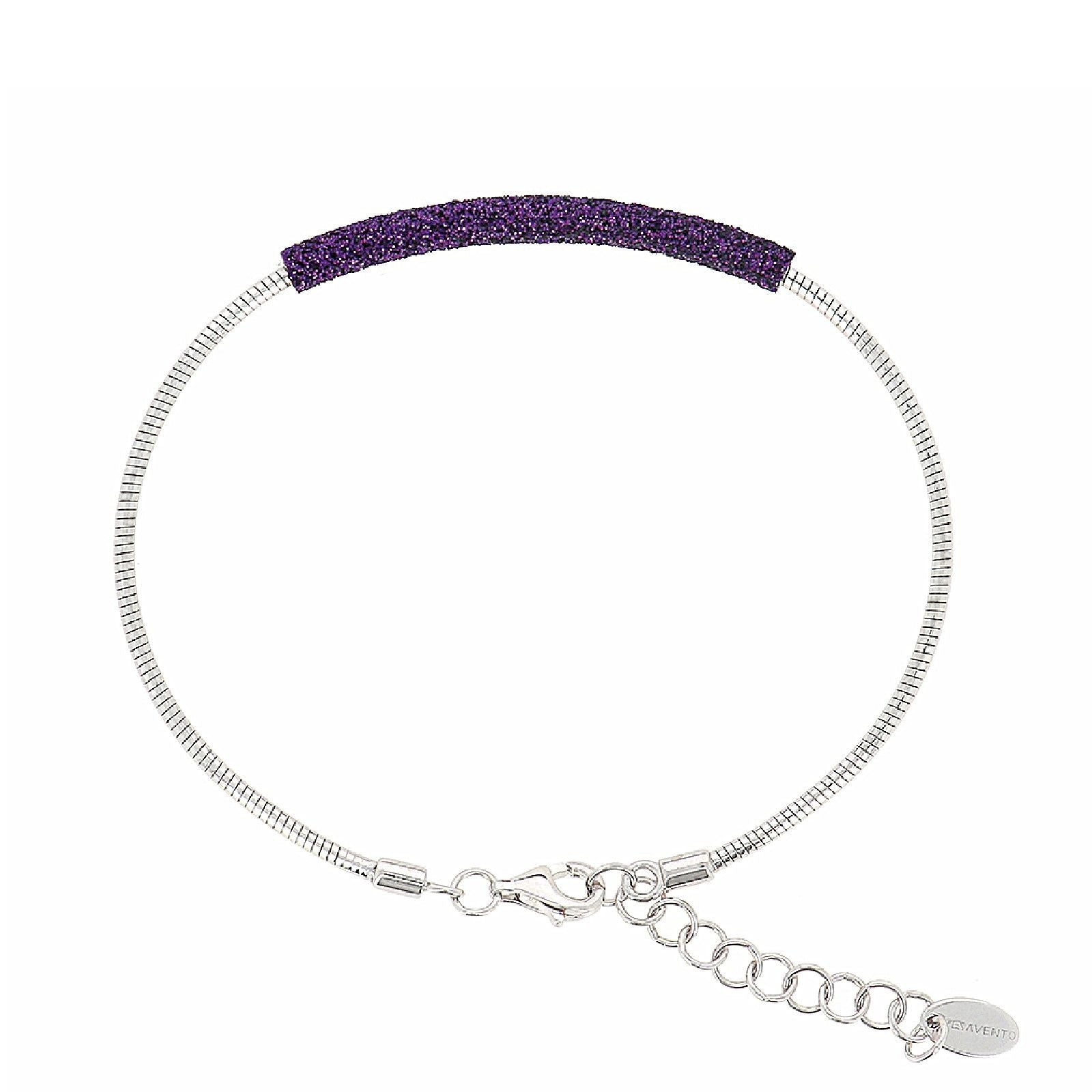 Bracciale donna Pesavento Colori Del Mondo in argento polvere viola Londra WPSCB154-1
