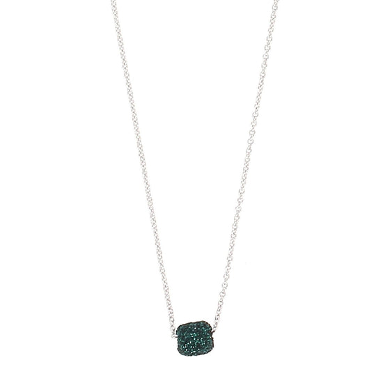 Collana donna Pesavento Colori Del Mondo in argento polvere verde foresta WPSCE052-1