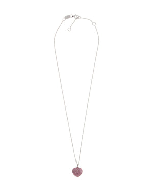 Collana con pendente donna Pesavento Polvere Di Sogni I Colori Del Mondo argento 925 micro particelle rosa Tokio sul cuore WPSCE079
