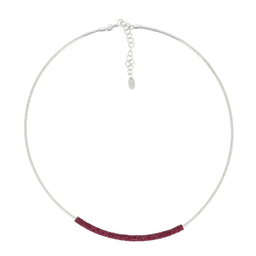 Collana donna Pesavento Colori Del Mondo in argento polvere rosso Parigi WPSCG017-1