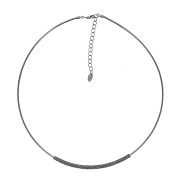 Collana elastico donna Pesavento Polvere Di Sogni in argento con polvere grigia WPSCG022-1
