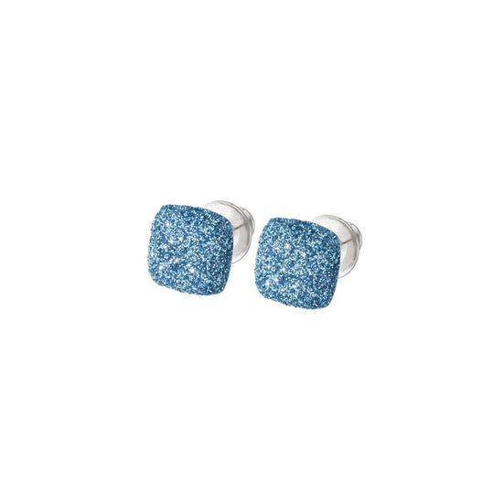 Orecchini lobo quadrati donna Pesavento Colori Del Mondo argento blu Santorini WPSCO050-1