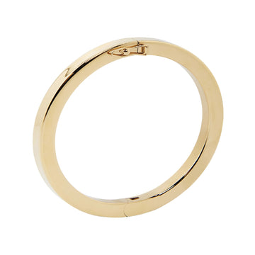Bracciale bangle liscio ZAG Bijoux acciaio dorato da donna diametro 5,8 cm