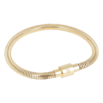 Bracciale rigido spesso ZAG Bijoux donna acciaio dorato diametro 6 cm