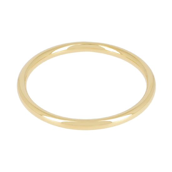 Bracciale rigido da donna ZAG Bijoux in acciaio dorato diametro 6 cm