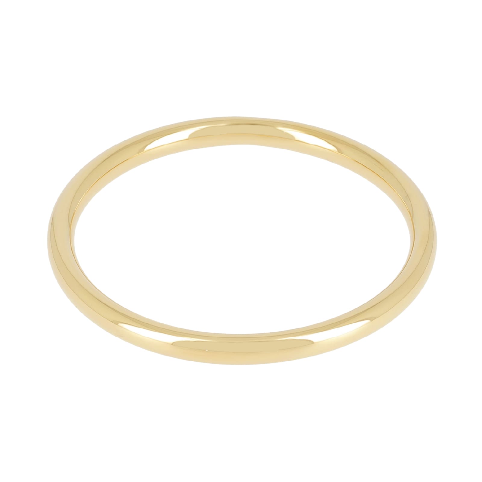Bracciale rigido da donna ZAG Bijoux in acciaio dorato diametro 6 cm