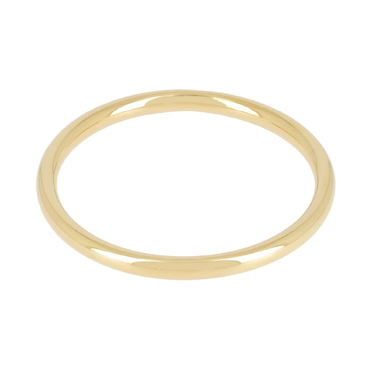 Bracciale rigido da donna ZAG Bijoux in acciaio dorato diametro 6 cm
