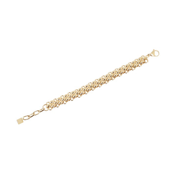 Bracciale spesso donna ZAG Bijoux Axelle in acciaio dorato Regolabile 17-18,5 cm