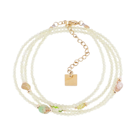 Bracciale donna ZAG Bijoux in acciaio dorato con fiore Regolabile 15-18 cm