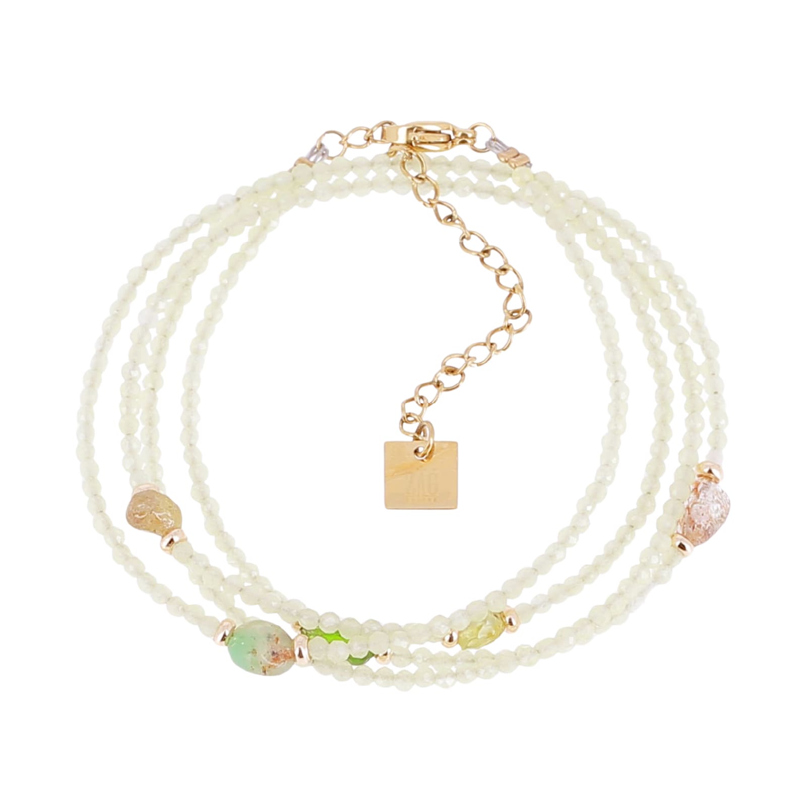 Bracciale donna ZAG Bijoux in acciaio dorato con fiore Regolabile 15-18 cm