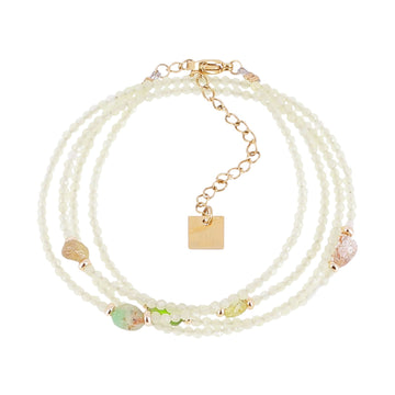 Bracciale donna ZAG Bijoux in acciaio dorato con fiore Regolabile 15-18 cm