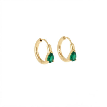 Orecchini da donna ZAG Bijoux in acciaio dorato con zirconi