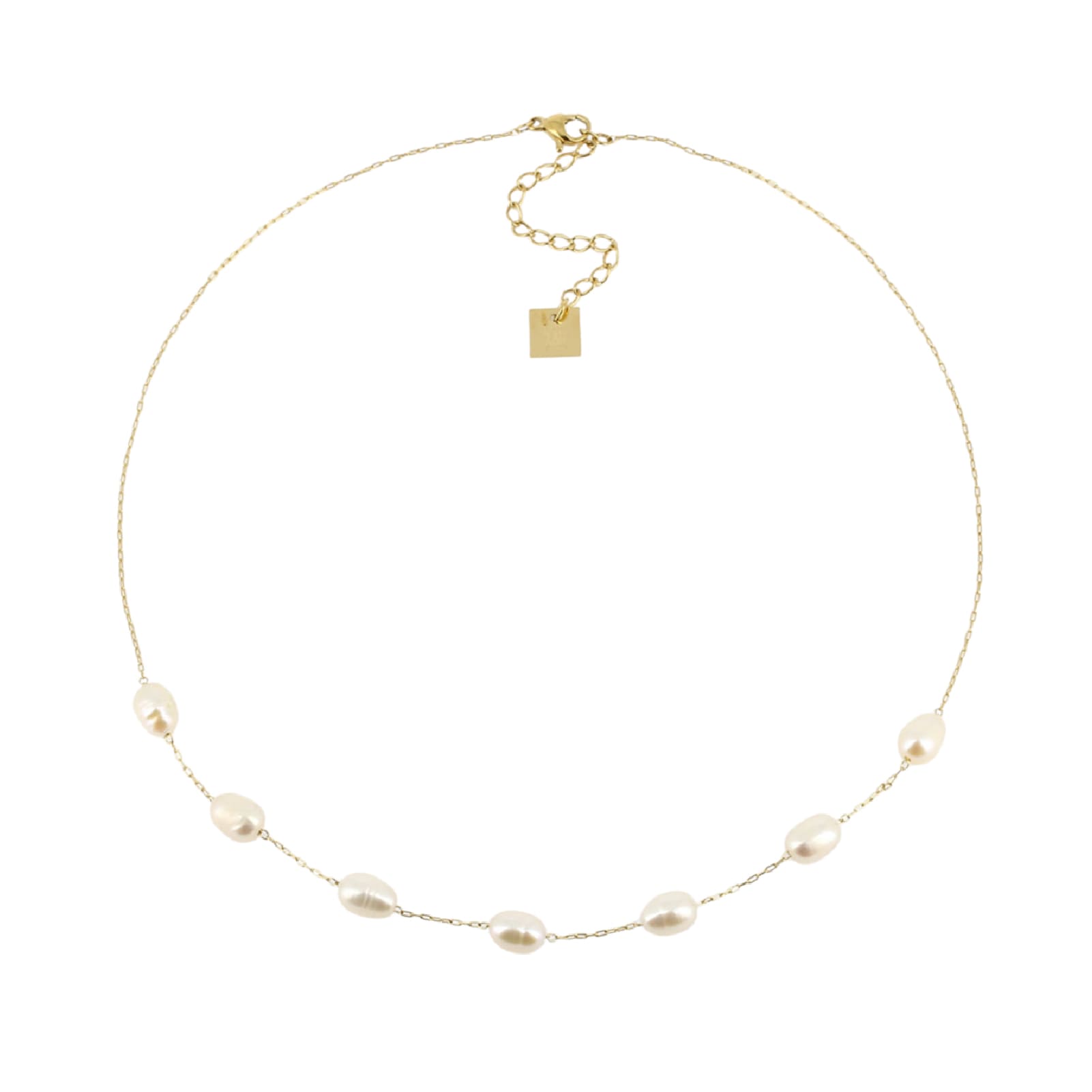 Collana con madreperla ZAG Bijoux Amelia acciaio dorato MISURA UNICA