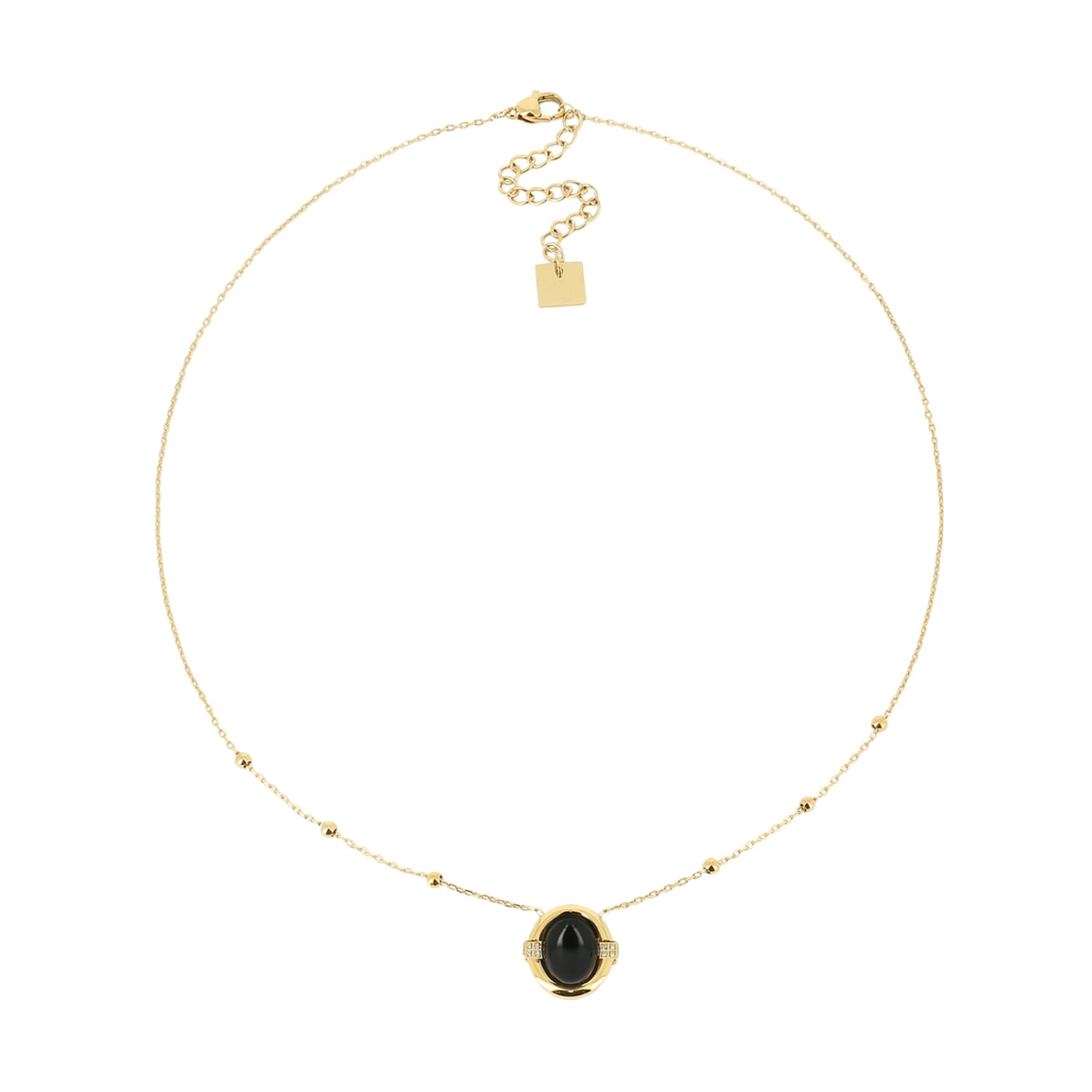 Collana con pendente ZAG Bijoux Arion in acciaio dorato MISURA UNICA