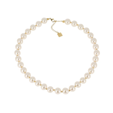 Collana filo di perle ZAG Bijoux Madura in acciaio dorato MISURA UNICA