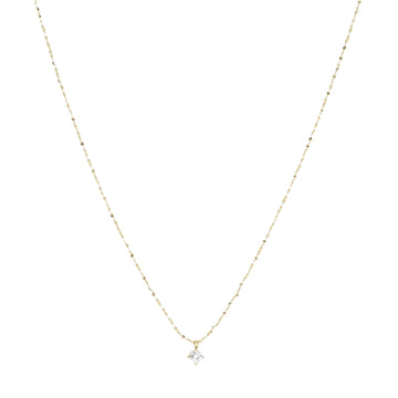 Collana con punto luce ZAG Bijoux Serena in acciaio dorato MISURA UNICA