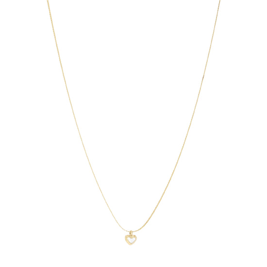 Collana girocollo ZAG Bijoux in acciaio dorato con cuore MISURA UNICA