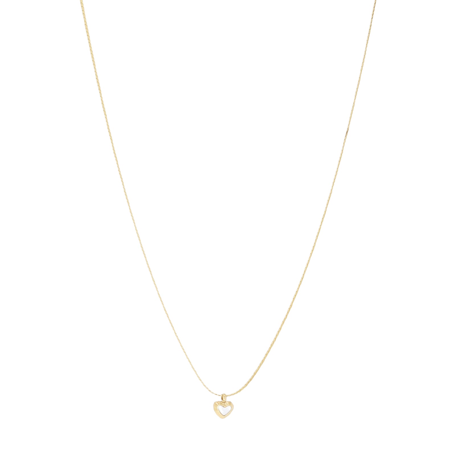 Collana girocollo ZAG Bijoux in acciaio dorato con cuore MISURA UNICA