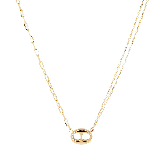 Collana girocollo da donna ZAG Bijoux Flint in acciaio dorato MISURA UNICA