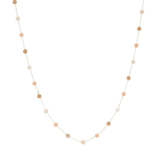 Collana girocollo ZAG Bijoux acciaio oro pietre naturali nude MISURA UNICA