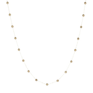 Collana girocollo ZAG Bijoux acciaio oro con pietre marroni MISURA UNICA