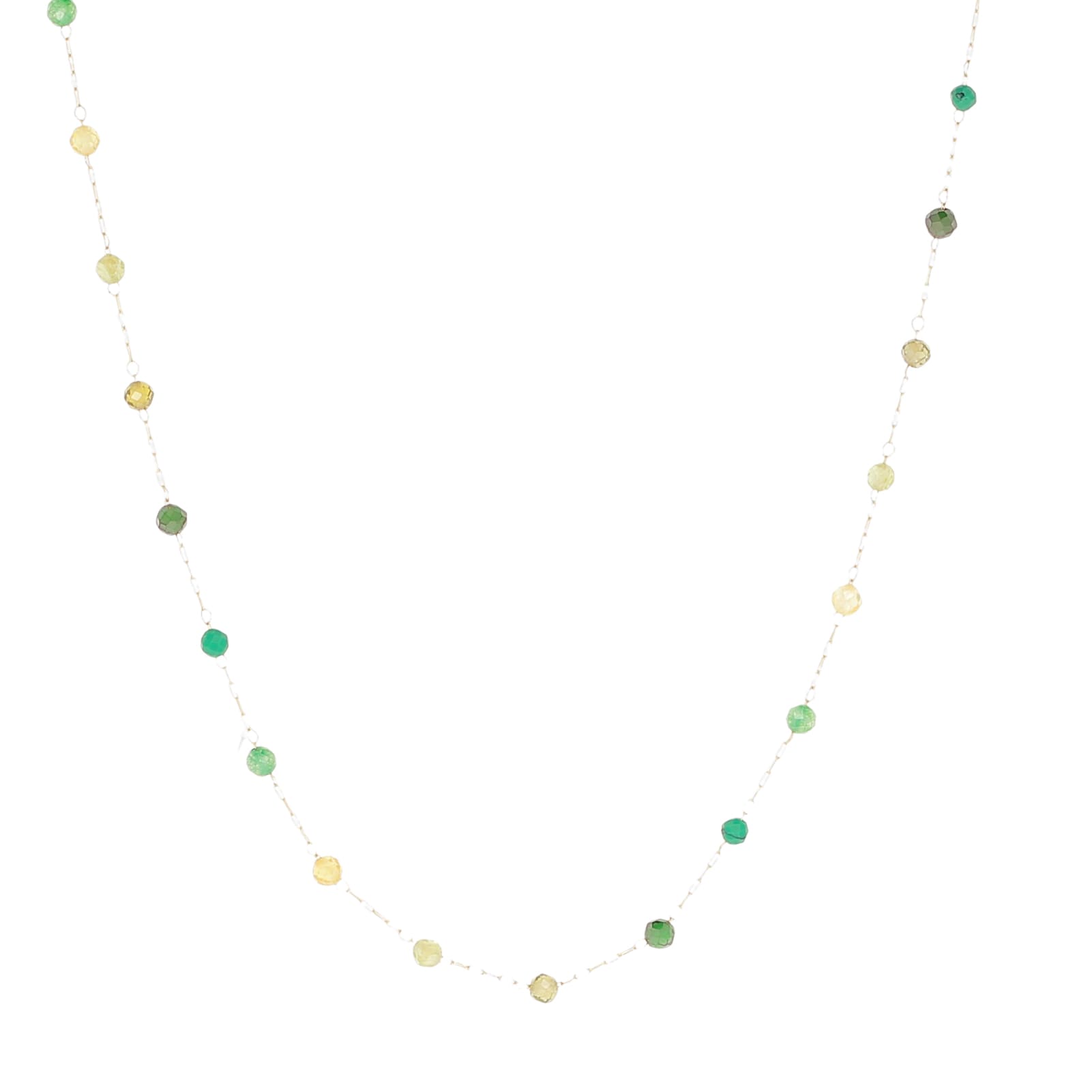 Collana girocollo ZAG Bijoux acciaio dorato pietre colorate MISURA UNICA