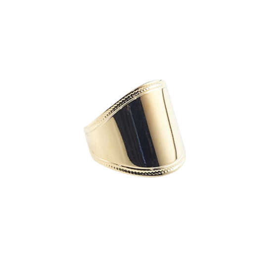 Anello spesso da donna ZAG Bijoux Pure in acciaio dorato Regolabile dalla 12 alla 18