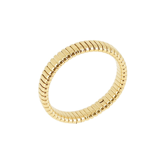 Anello rigato da donna ZAG Bijoux Micro in acciaio dorato 16
