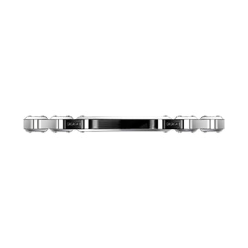 Bracciale Zancan Hi-Tekh in acciaio pvd nero e spinello nero 21 cm
