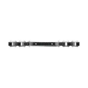 Bracciale Zancan Hi-Tekh in acciaio pvd nero e carbonio 21 cm