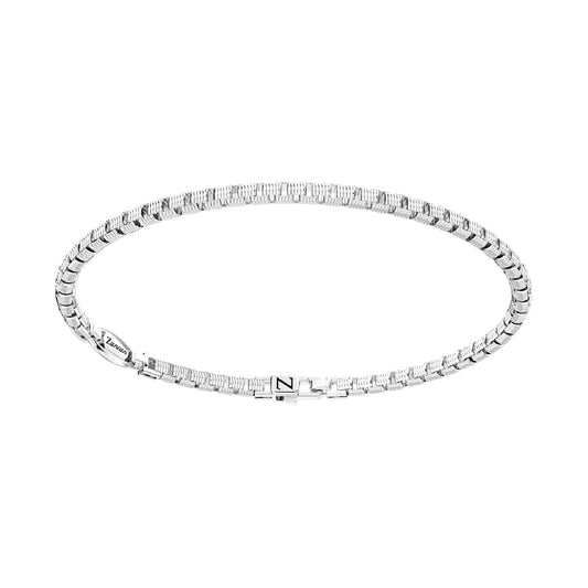 Bracciale catena Zancan in argento da uomo 21 cm