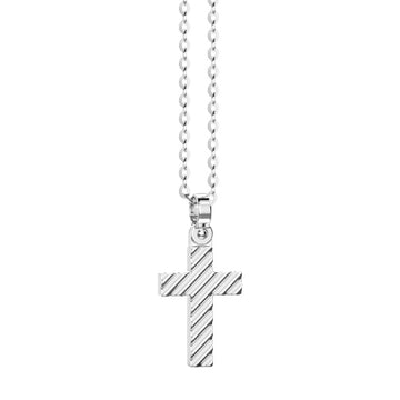 Collana girocollo da uomo Zancan in argento con croce MISURA UNICA
