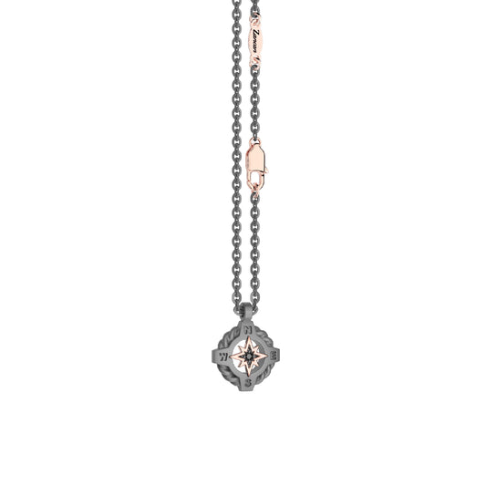 Collana girocollo da uomo Zancan Eternity in titanio MISURA UNICA