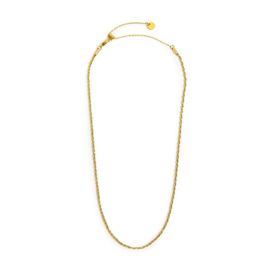 Collana girocollo Marlù Vision da donna acciaio dorato a corda di 2 mm collana