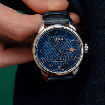 Tissot Le Locle con quadrante blu da uomo
