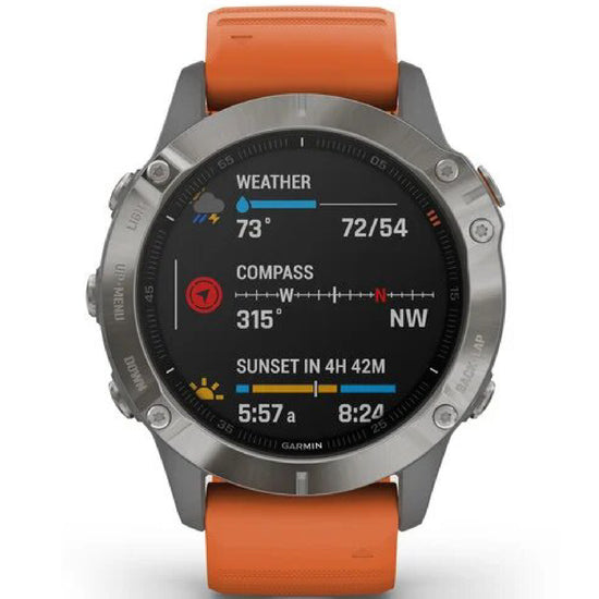 Orologio GPS Garmin Fenix 6 da uomo 010-02158-14-4