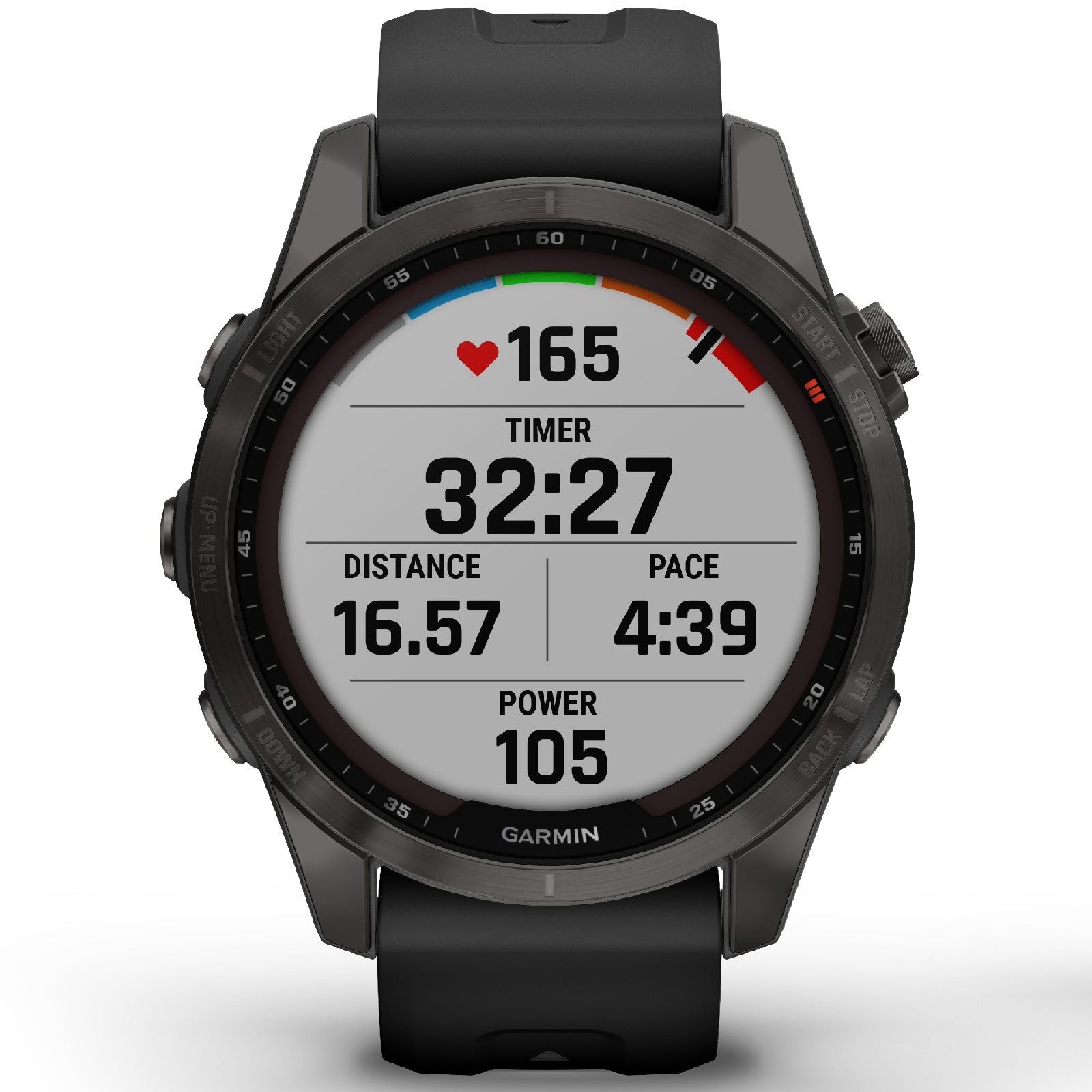 Orologio GPS Garmin Fenix 7S Sapphire Solar Edition unisex 010-02539-25-1