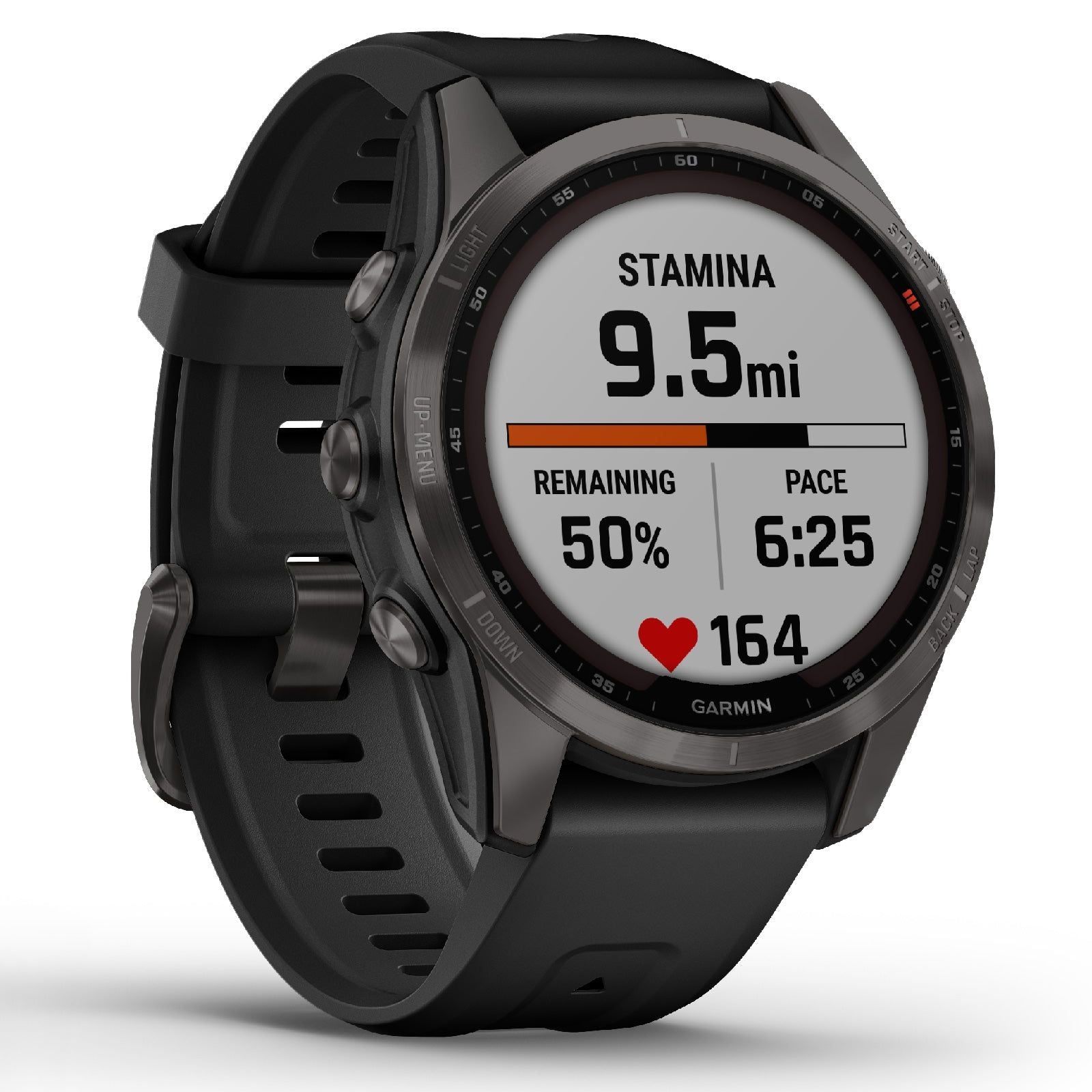 Orologio GPS Garmin Fenix 7S Sapphire Solar Edition unisex 010-02539-25-2
