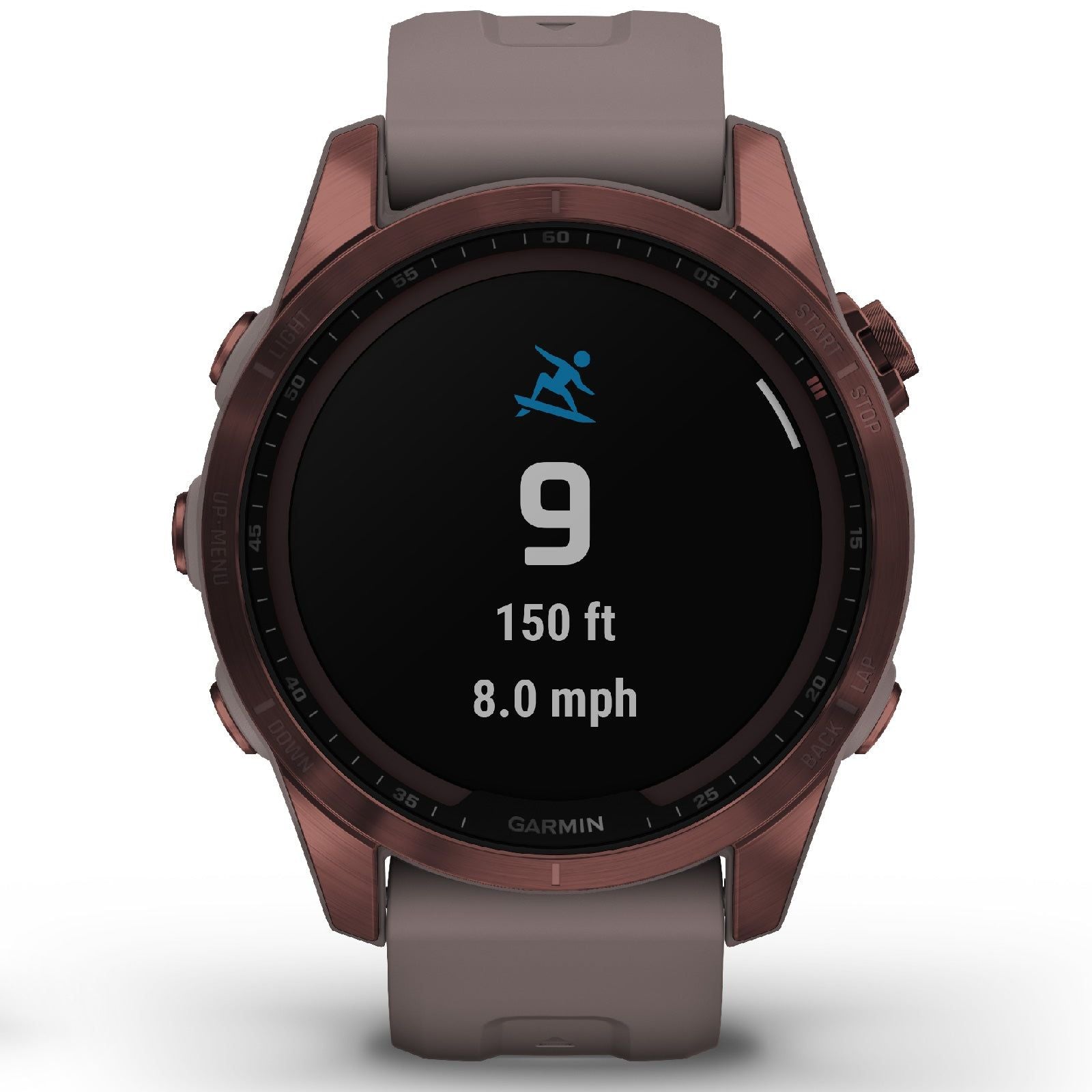 Orologio GPS Garmin Fenix 7S Sapphire Solar Edition unisex 010-02539-29-1