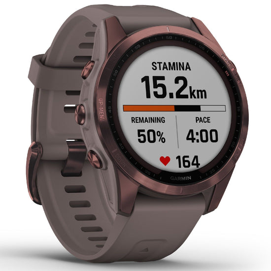 Orologio GPS Garmin Fenix 7S Sapphire Solar Edition unisex 010-02539-29-2