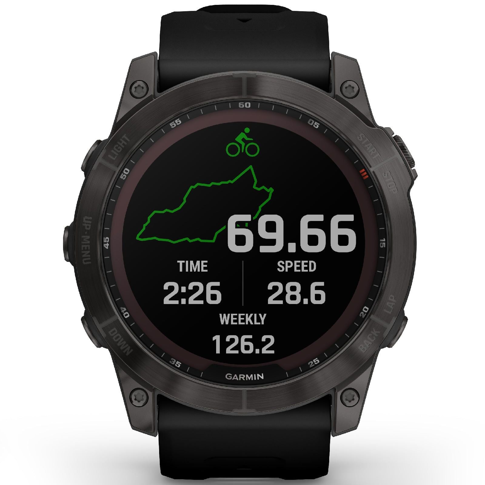 Orologio GPS Garmin Fenix 7X Sapphire Solar Edition da uomo 010-02541-11-1