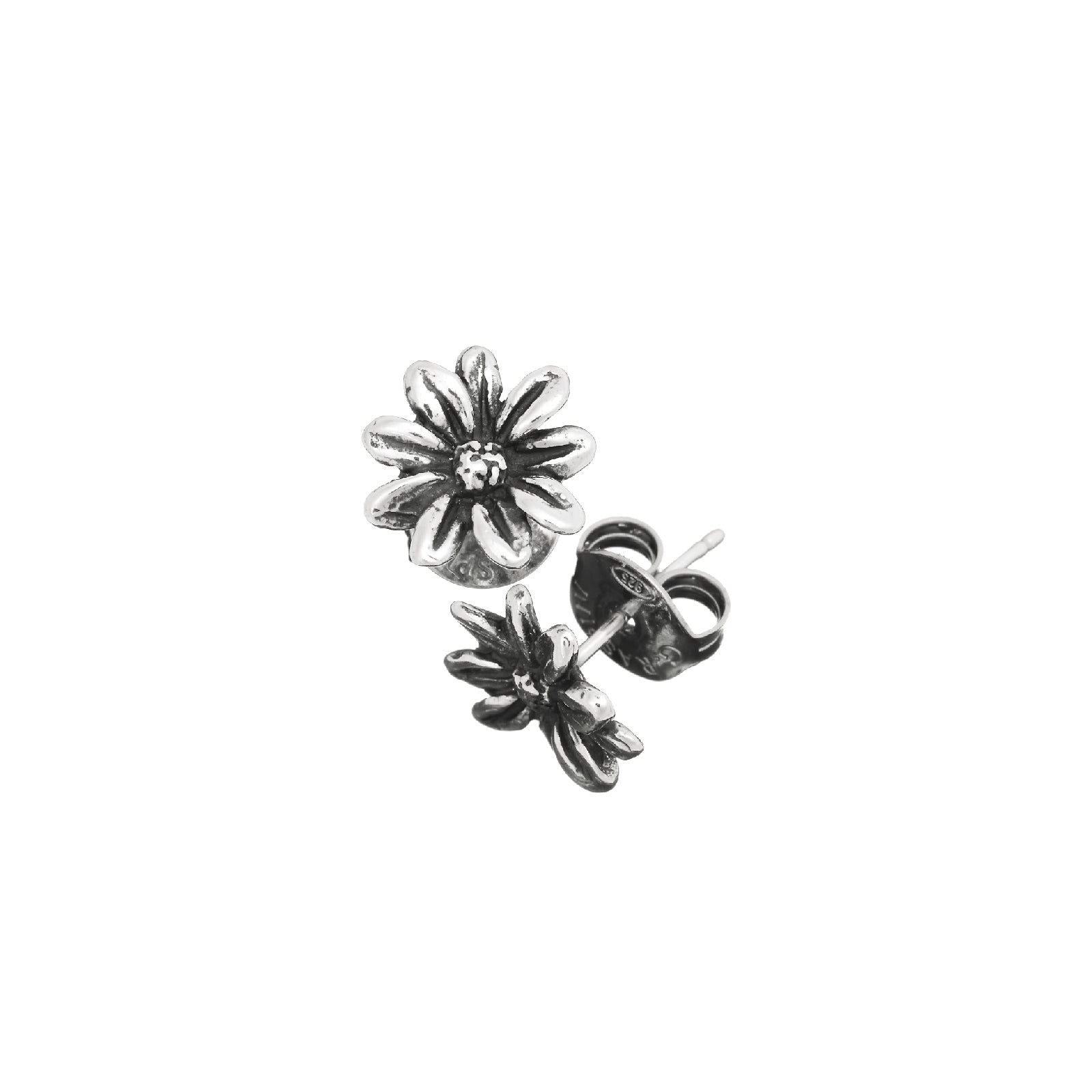 ORECCHINI DONNA IN ACCIAIO CON FIORE DELLA VITA CON CRISTALLI BIANCHI ORECCHINI DONNA IN ACCIAIO CON FIORE DELLA VITA CON CRISTALLI BIANCHI