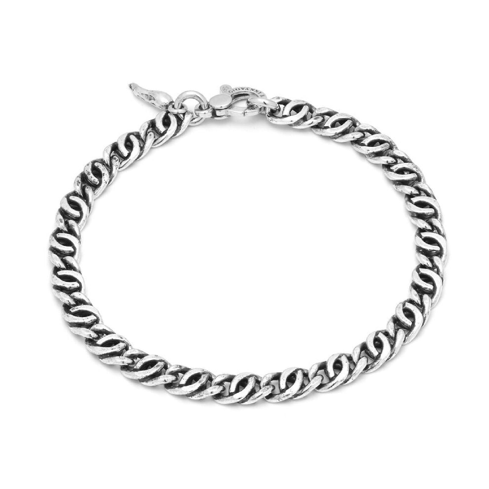 Bracciale Giovanni Raspini Grumetta doppia piccolo da uomo 11344-1