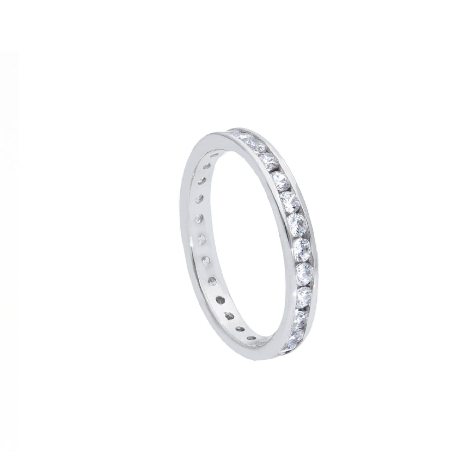 Anello tuttogiro donna JOY Gioielli Oro in oro bianco con zirconi 172233-1