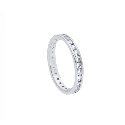 Anello tuttogiro donna JOY Gioielli Oro in oro bianco con zirconi 172233-1